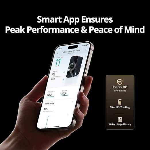 VIOMI Master M1 1000 GPD Reverse Osmosis Alkaline Mineralization pH+ Water Filter, Lead & PFAS Reduction, Under Sink Tankless RO System, NSF/ANSI 42 & 58 & 372, Smart Faucet & App Monitor, BPA Free