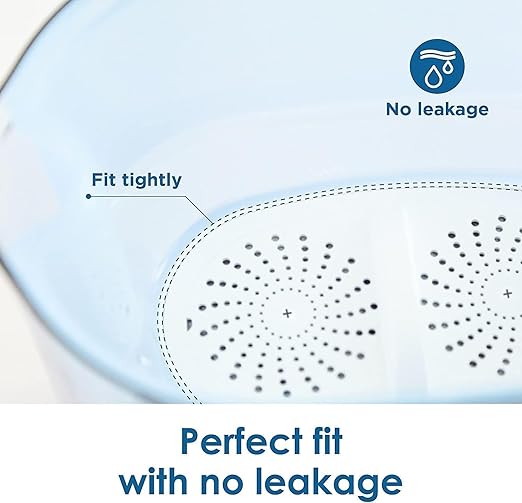 [Original] Waterdrop WD-PF-01A Plus Replacement Filters for All Waterdrop Pitcher Filtration System, Reduces PFAS, PFOA/PFOS, Chlorine, Last Up to 3 Months or 200 Gallons (Pack of 4)