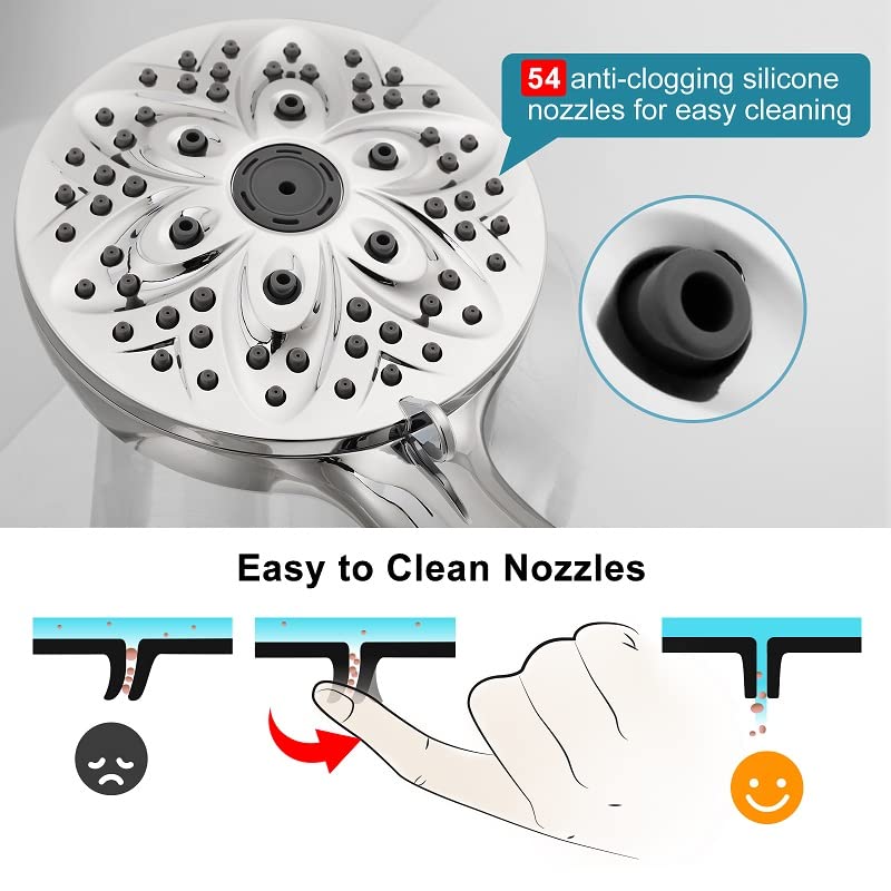 6 Setting Shower Head with Handheld
