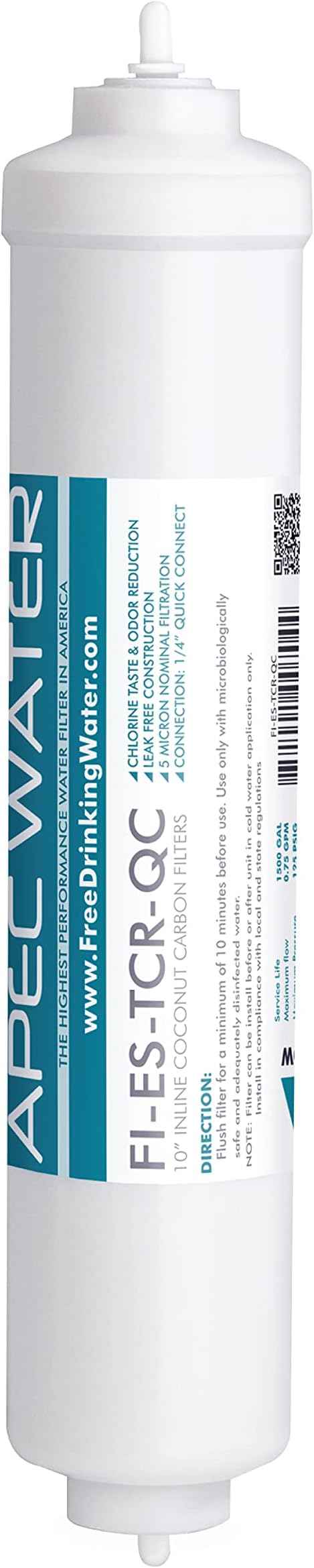 High Capacity Pre-Filter Set for Essence Series Reverse Osmosis Water Filter System (1 Count) and Inline Carbon Filter with Quick Connect