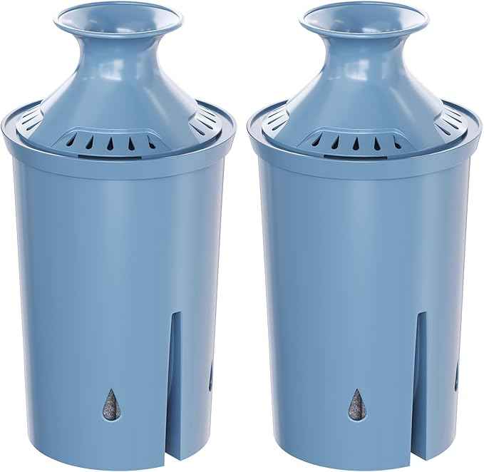 Fil-Fresh 2-Pack Replacement Water Filter for Brita Pitchers and Dispensers, Replaces BritaElite Water Filter, NSF 53 & 42 Certified, Reduce Lead, Chlorine, Heavy Metals, Lasts 6-Month