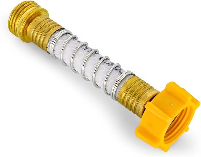 Camco Hydro Life 52700 Inline Water Filter (with Flexible Hose Protector, Hydroponics C-85)