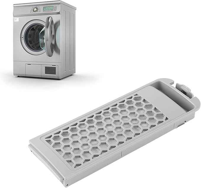 Washing Machine Filter Box, Gray ABS Household Washing Machine Laundry Filter Box Plastic Trap Replacement Part Laundry Accessory Compatible with DC62 00018A DC97 16513A - AquaVibe