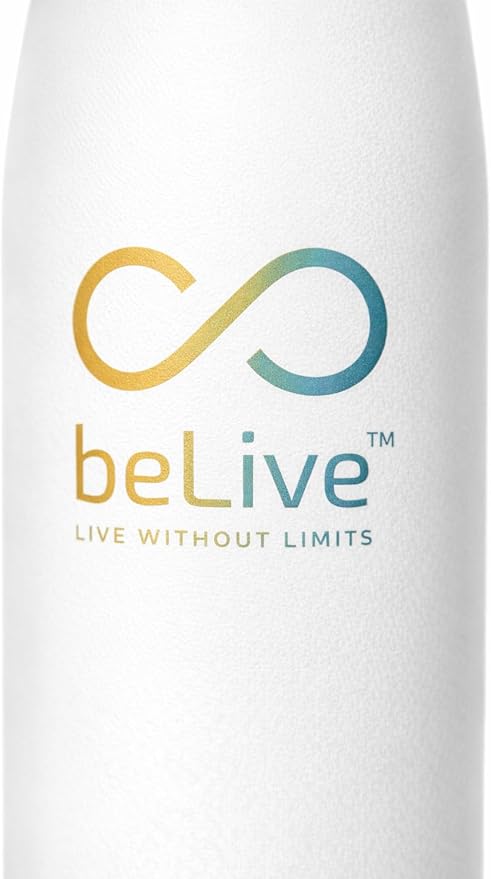 BeLive Smart Water Bottle – Premium Stainless Steel, UV-C Self-Cleaning Lid, Digital Temperature Display, 24 oz Reusable Bottle