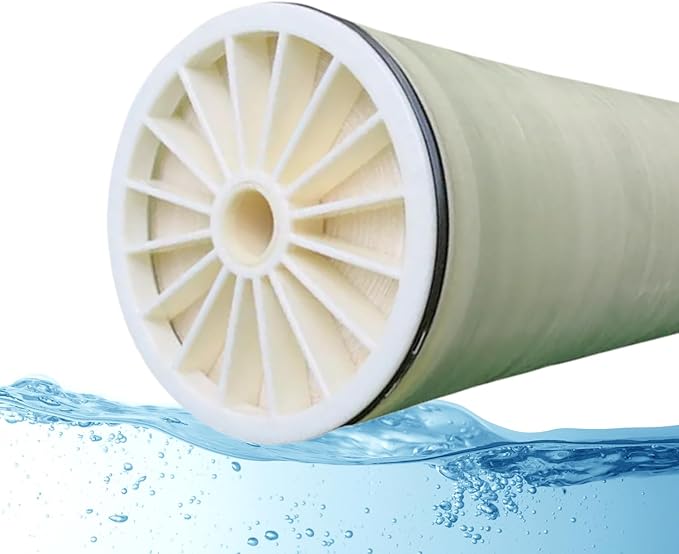 Ozmosis SW-8040 Commercial Reverse Osmosis Membrane Element 8"x40" High Salt Rejection, 9000 GPD Water Filtration, Seawater Desalination, 93% Boron-Removing, Compatible with Hydranautics and Vontron
