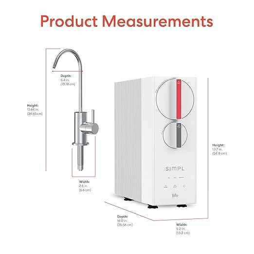Brio SIMPL Reverse Osmosis Tankless Water Filter System for Clean Drinking Water | 4-Stage Undersink 0.0001 Micron RO Filtration | Reduces PFAS, Dirt, Rust, Chlorine, VOCs & Heavy Metals | 800 GPD