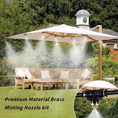 50 Pack Brass Misting Nozzles 10 (100 Count)