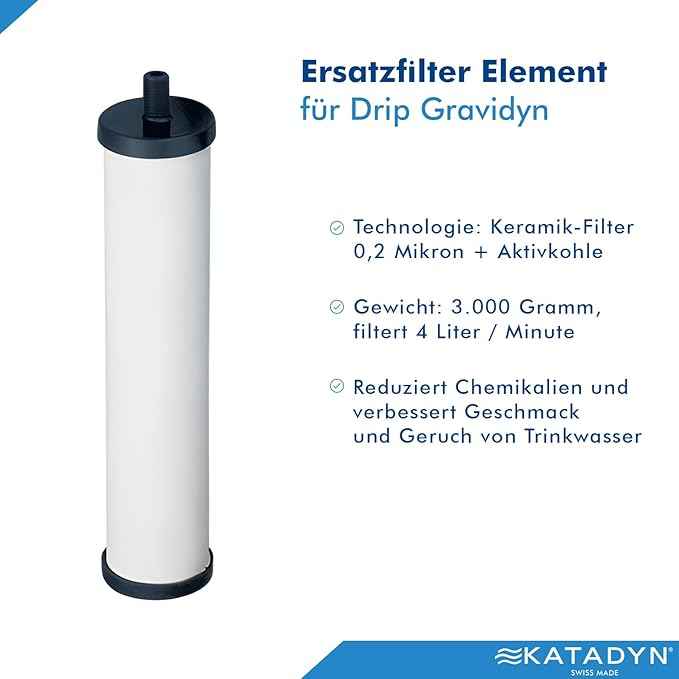 Katadyn Gravidyn Replacement Element, White