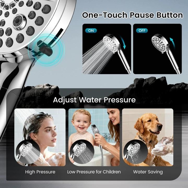 Filtered Shower Head with Handheld