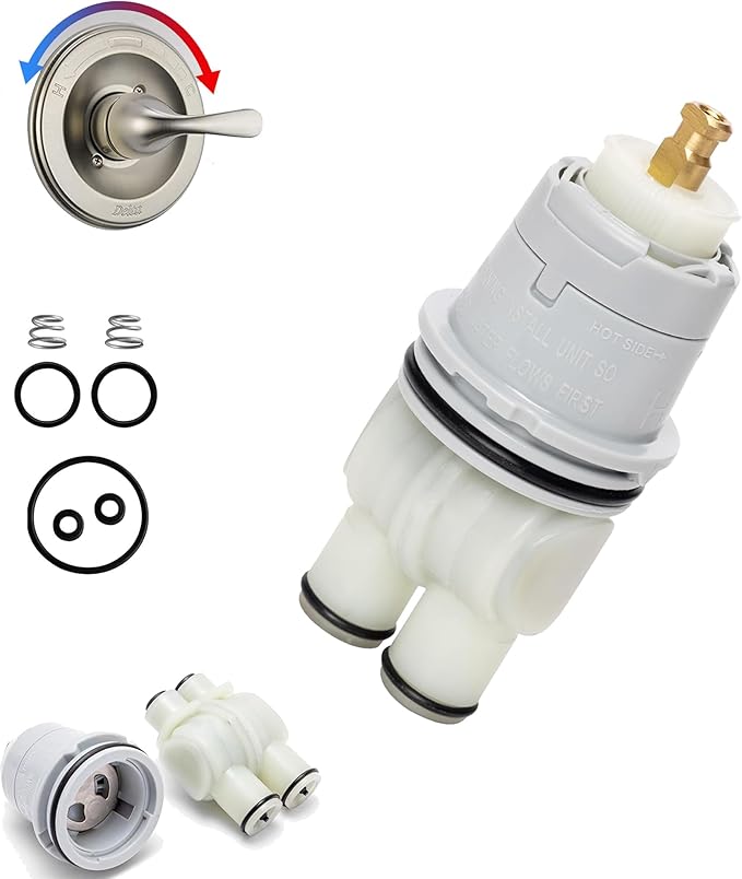 RP46074 Shower Cartridge for Shower and Tub 13/14 Series, Monitor Shower Parts,Single-handle MulitChioce Universal Valve Cartridge Assembly Water Cartridge-QLXAQLX