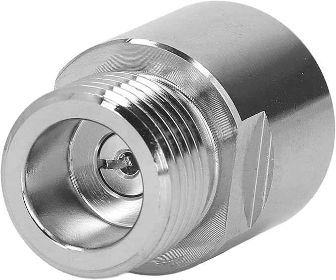 Soda Cylinder Adapter, CO2 Soda Cylinder Metal Adapter, TR21-4 Female to CGA320 Male Thread Conversion Kit, Stainless Steel CO2 Tank Adapter for Sparkling Water Machine Parts Acc