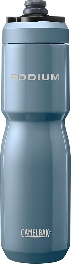 CamelBak Podium Steel Insulated Stainless Steel Bike Water Bottle Pacific, 22oz
