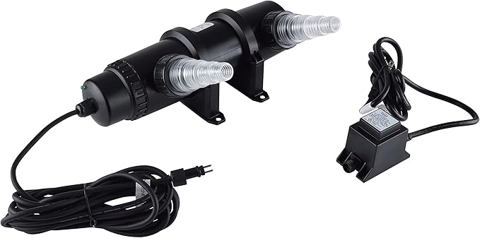 Alpine Corporation 3" Tall 11-Watt UV Clarifier Intended for Out of Water Use