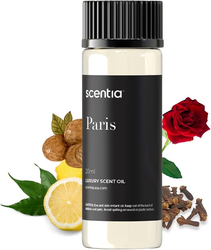 Hotel Diffuser Oil Inspired by The Hotel Costes Paris - 20 mL 0.67 fl oz - Fragrance Oil Blend Rose,Clove &Sandalwood for Aromatherapy Diffuser & Humidifiers.-Paris