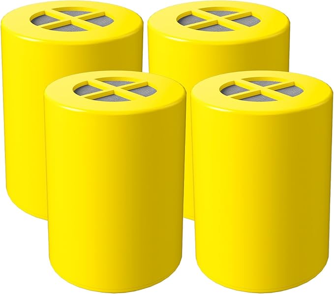 Replacement Filter Compatible with Afina Filtered Showerheads & Shower Filters (4Packs)