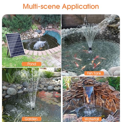 30W Solar Pond Filter with Water Pump Kit