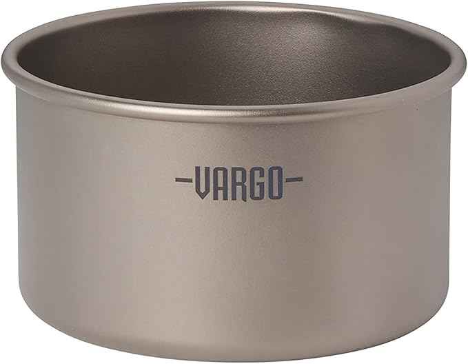Vargo Titanium BOT Series BOT BOWL - 400ml Capacity Bowl - Ultralight 1.6oz (45g) Nesting Backpacking Bowl