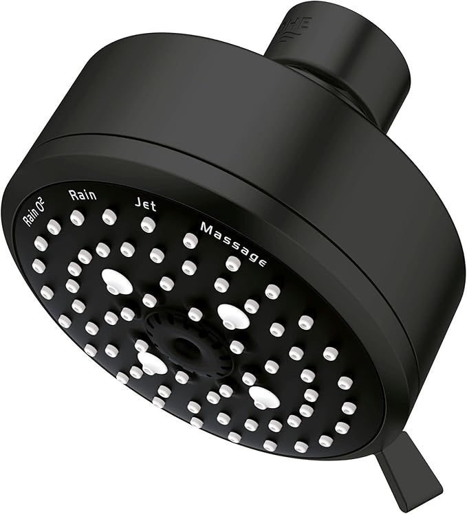 GROHE Tempesta Cosmopolitan 100 4 Spray Shower Head, Brushed Cool Sunrise