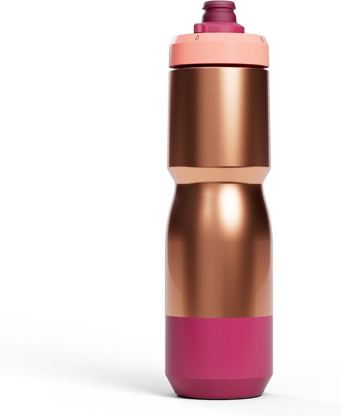 CamelBak Podium Steel Insulated Bike Water Bottle Mercury Blush, 22oz
