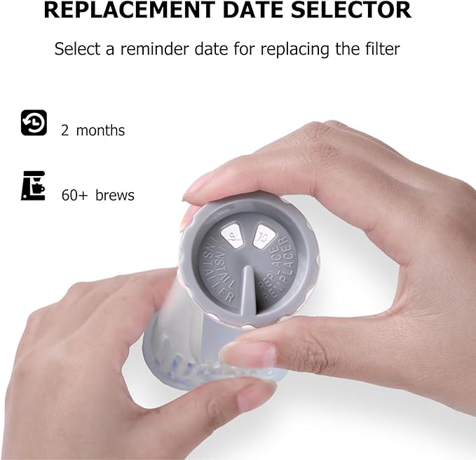 Keurig Starter Kit Replacement for K-Compact, K-Duo, K-Duo Gen 2, K-Duo Essentials, K-Latte, K200, K250 Brewers (Includes Short Water Filter Holder and 2 Replacement Water Filters) - AquaVibe