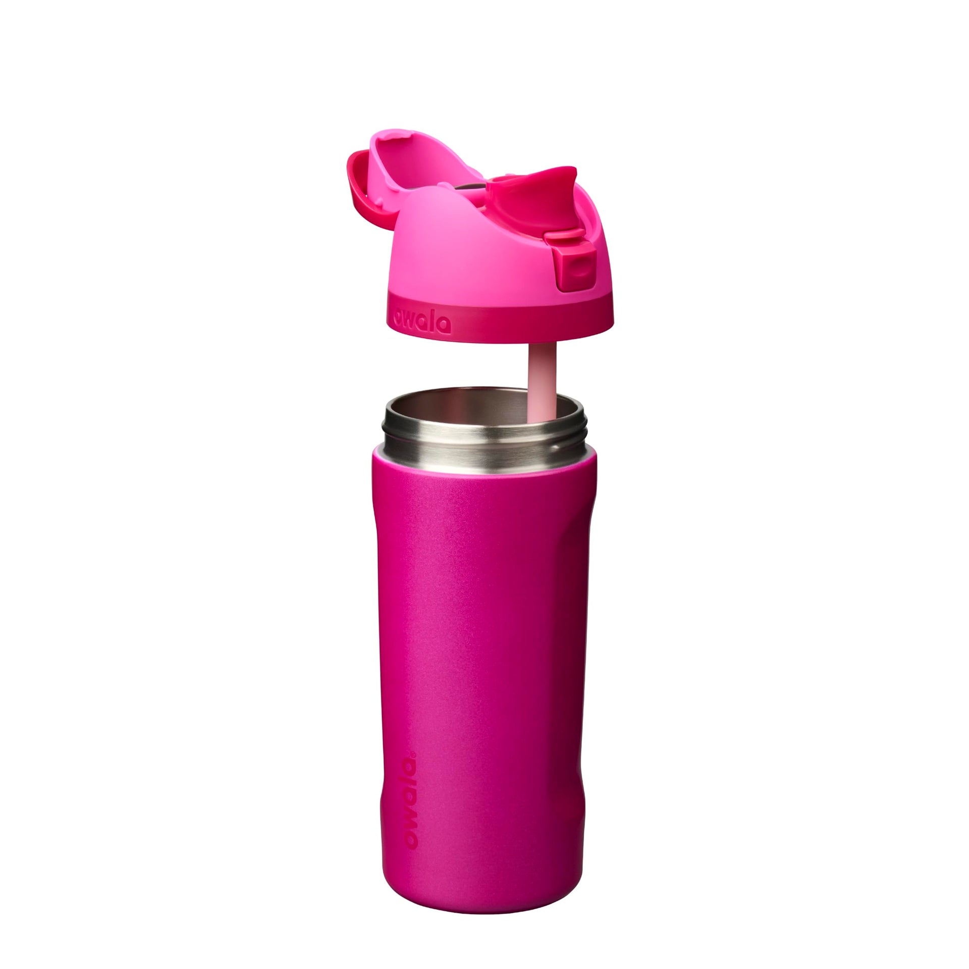 FreeSip Kids Stainless Steel Water Bottle 16 oz Read My Lips