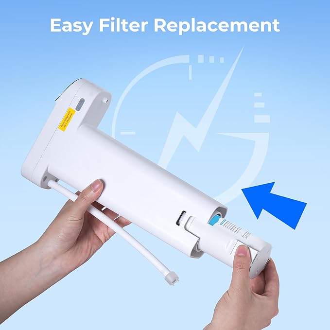 Waterdrop WD-EDFA Alkaline Filters Replacement for Waterdrop Electric Pitcher 𝐖𝐃-𝐄𝐃𝟎𝟏/𝐄𝐃𝟎𝟐/𝐄𝐃𝟎𝟒/𝐄𝐃𝟎𝟏𝐀/𝐄𝐃𝐂𝟎𝟏, NSF/ANSI 42&372, Improve PH, 3 Months or 200 Gallons, 3 Filters