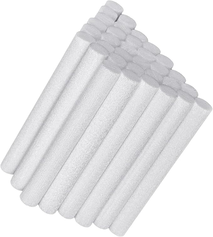 Pack of 100 Humidifier Filter Sticks Replacement Wicks Humidifier Sticks Suitable for Portable Diffuser Cotton - AquaVibe