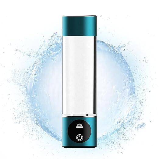 260ml Hydrogen Water Bottle Generator, 5000ppb Molecular Hydrogen Rich Water Generator, Portable Hydrogen Water Ionizer Machine with SPE and PEM Technology for Fitness