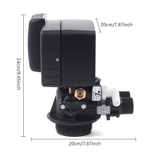 5600SXT Water Softener Valve Automatic Digital Metered Metered On Demand Control Head Digital Filter for Soften & Purify Water for Water Filter Softener R-e-sin Tank