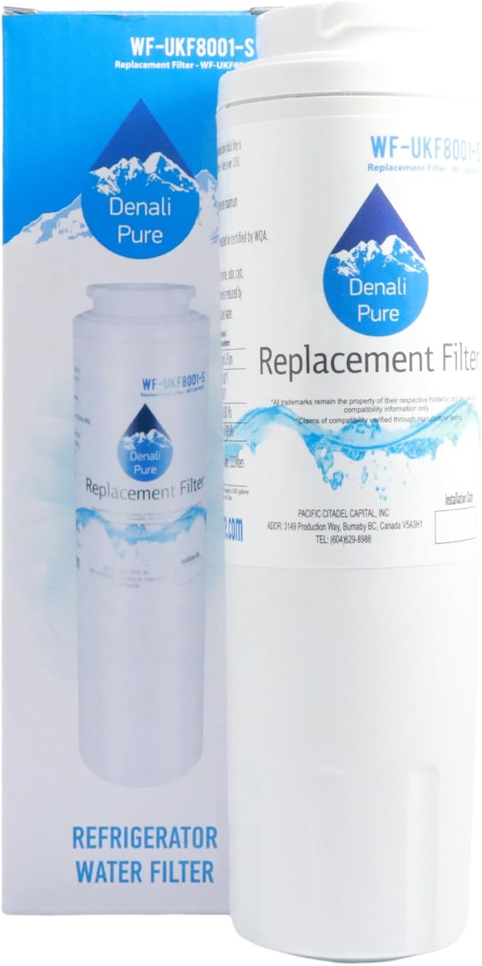 Replacement for MFI2568AEB Refrigerator Water Filter - Compatible with Maytag UKF8001 Fridge Water Filter Cartridge