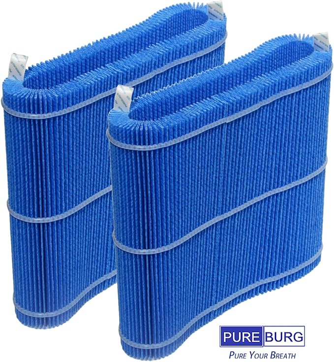 PUREBURG Replacement Wick Filter Compatible with BLUEAIR DH3i 2-in-1 Purify + Humidify Humidifier & Air Purifier, 2-Pack - AquaVibe