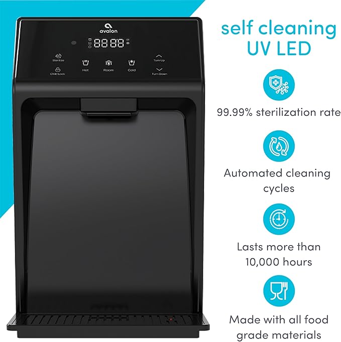 Avalon Electric Touch Countertop Bottleless Water Cooler Water Dispenser - 3 Temperatures