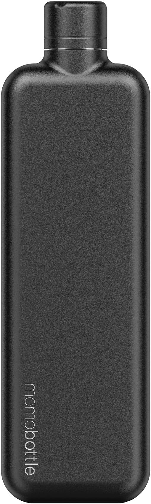 memobottle SLIM Stainless Steel BLACK
