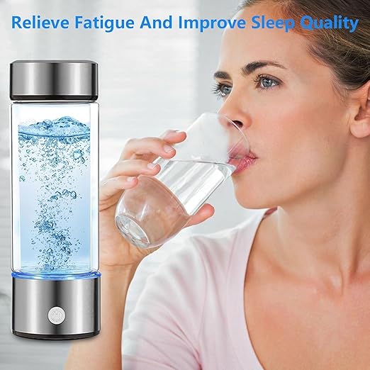 Portable Hydrogen Water Bottle, On-The-Go Personal Hydrogen Generator, Enjoy Wellness Hydration Anywhere (4000)