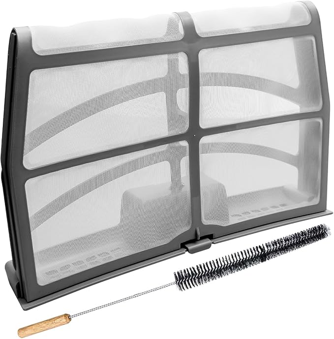 W10859086 Dryer Lint Screen Filter with Dryer Lint Brush Fit for Whirlpool Maytag Kenmore MEDB855DC2 MEDB855DC3 MEDB855DW0 WED8500DR3 Replace W10859086 W10608811, Replacement Lint Trap