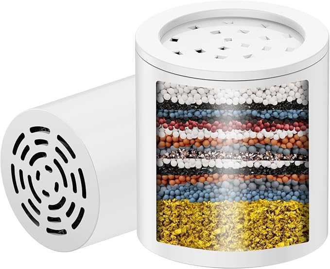 MakeFit Shower Head Filter Replacement Cartridge for MakeFit Filtered Shower Head - H6N035 (2-PACK)