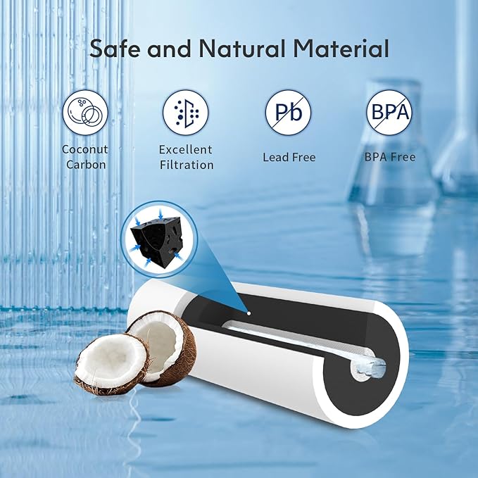 BELVITA Compatible with MWF, MWFINT, 46-9991, SnnartWater, MWFP, MWFA, GWF, HDX FMG-1, WFC1201, GSE25GSHECSS, PC75009, RWF1060, 197D6321P006(3 Pack,White)