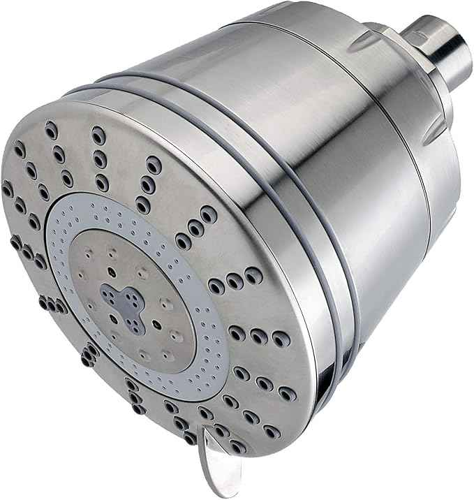Sprite Showers Pure 7-Setting Filtered 1.75GPM Showerhead in Brushed Nickel (AE7E-BN-R)