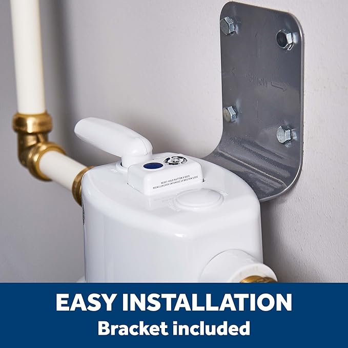 GE Whole House Water Filtration System, Reduces Sediment, Rust & More, Install Kit & Accessories Included, Filter Not Included, Replace Filters (FXHTC, FXHSC) Every 3 Months, GXWH40L