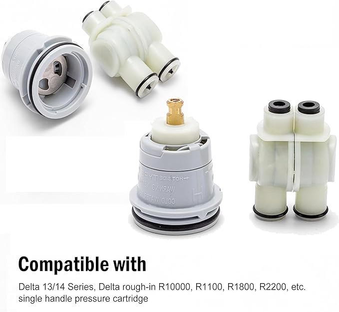 RP46074 Shower Cartridge for Shower and Tub 13/14 Series, Monitor Shower Parts,Single-handle MulitChioce Universal Valve Cartridge Assembly Water Cartridge-QLXAQLX