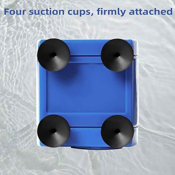IP68 DR-DC160 Submersible Water Pump Cat Water Fountain Pump for Tritone Ceramic Stainless Steel Round Flower Cap Cat Fountains Automatic Pet Water Dispenser Replacement Pump (with LED&Adapter&Brush)