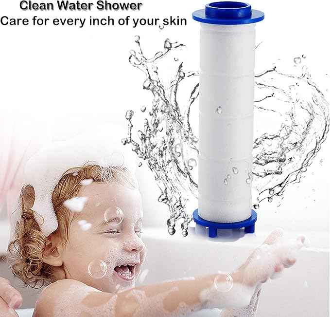 Replacement Filters for Hydro Jet Shower Head, High Pressure Handheld Turbo Fan Shower Heads Filter, PP-Cotton Filter Cartridge for Vortex Shower Head Set of 12 with Clean Towel