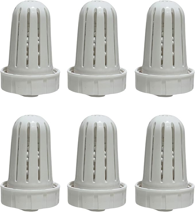 Nispira Mist Demineralization Cartridge Filter Replacement Compatible with Aennon Cool Mist Ultrasonic Humidifier | Prevents Mineral Deposit Hard Water White Dust | Pack of 6 - AquaVibe