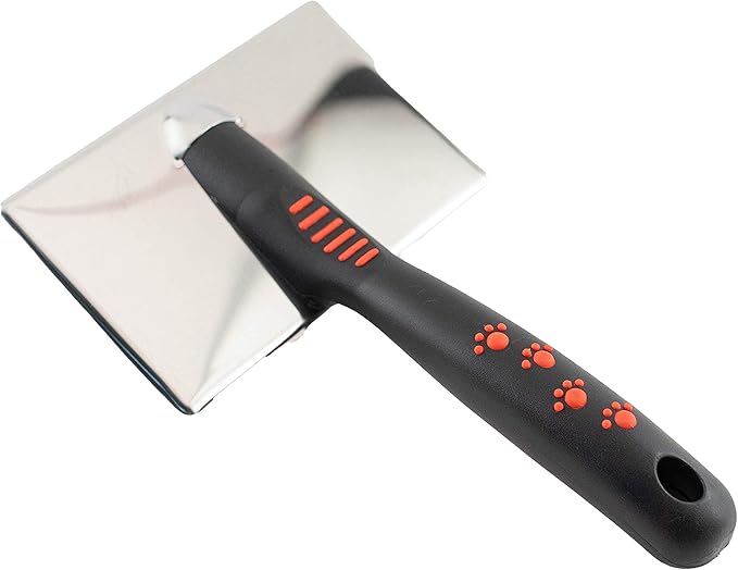 Paw Brothers Professional Grade Extra Long Slicker Brush - Ergonomic Handle, Removes Loose Undercoat and Tangles for Dogs - AquaVibe