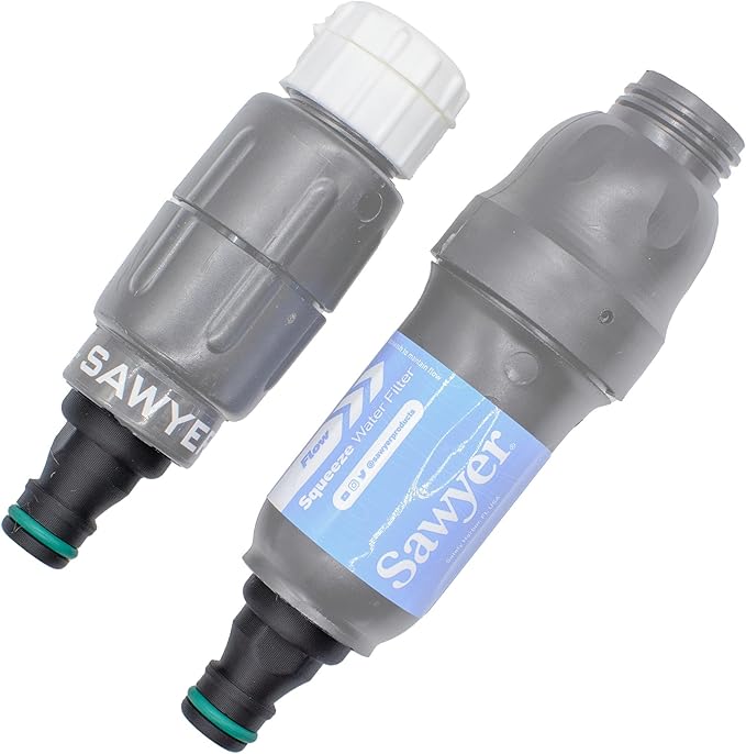 Water Filter Hose Adapter for SAWYER SP2129 SP128 SP129, Garden Hose Quick Connect to Bucket, RV, Camping Water Container, Durable 3D Printed Connector with O-Ring Seal