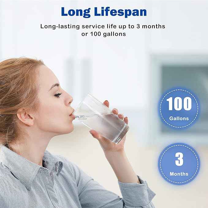 Fil-Fresh 3-Pack PURWater Filter Replacement for RF-9999 PURPLUS Faucet Water Filtration System, NSF Certified, Replace Mineral Core Faucet Mount Water Filter