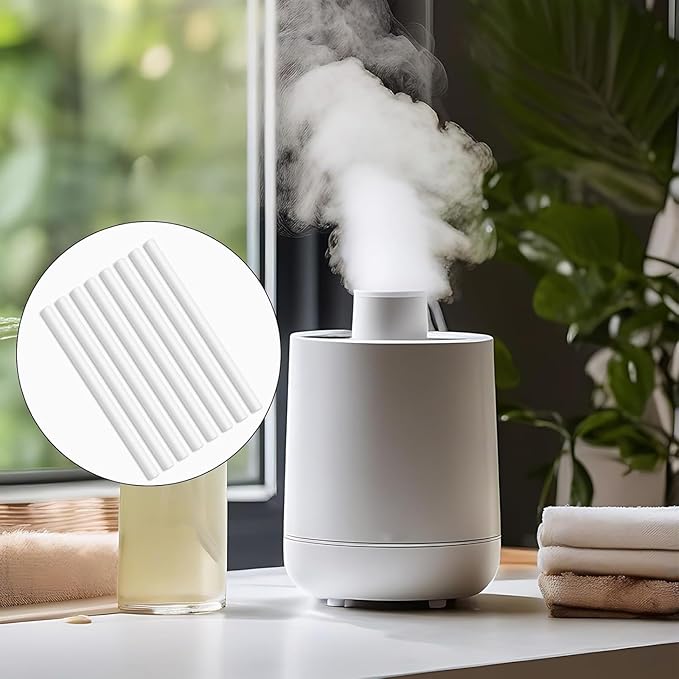 50pcs Multi Purpose Quick Absorption Fibre Cotton Humidifier Sticks Replacement Set Retention Diffusers Wicks - AquaVibe