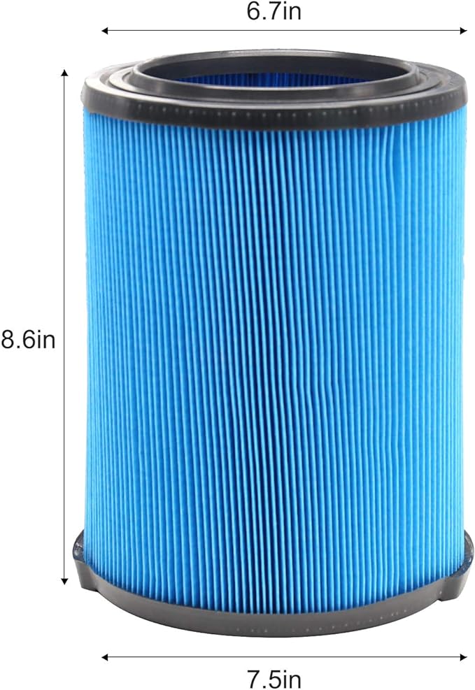 ANBOO 1 Pack VF5000 Replacement Filter for Ridgid for Shop Vac 6-20 Gallon Wet Dry Vacuums, 3 Layer Pleated Vacuum Filter Fits for WD1450 WD0970 WD1270 WD06700 WD1680 RV2400A - AquaVibe