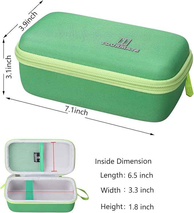 Water Filter for Sawyer Products Mini Water Filtration System, Protective Carrying for Drinking Straw, Squeeze Pouch and Other Accessories (Green)