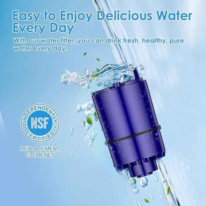 Faucet Water Filter Replacement Fit for All PUR, for PUR Plus Faucet Filtration Systems, NSF Certified Water Filter Compatible with Pur RF-9999, 3 Pack